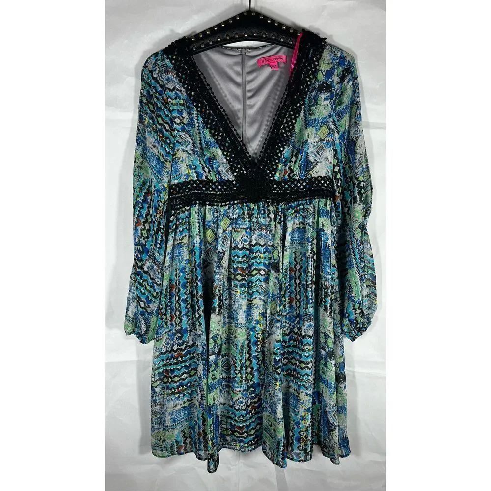 Betsey Johnson V neck dress